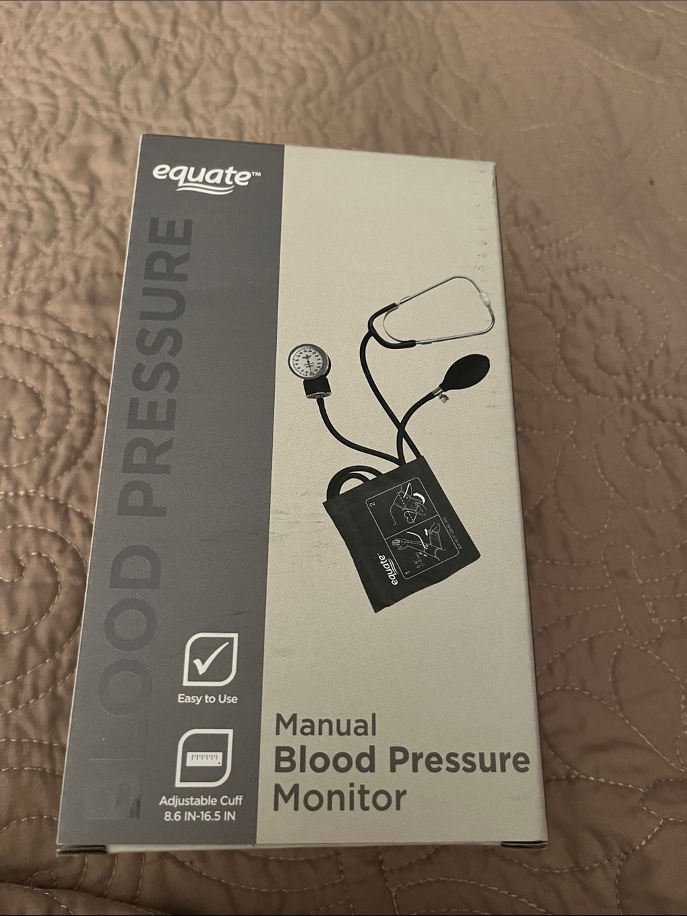 Equate Manual Blood Pressure Monitor - Black